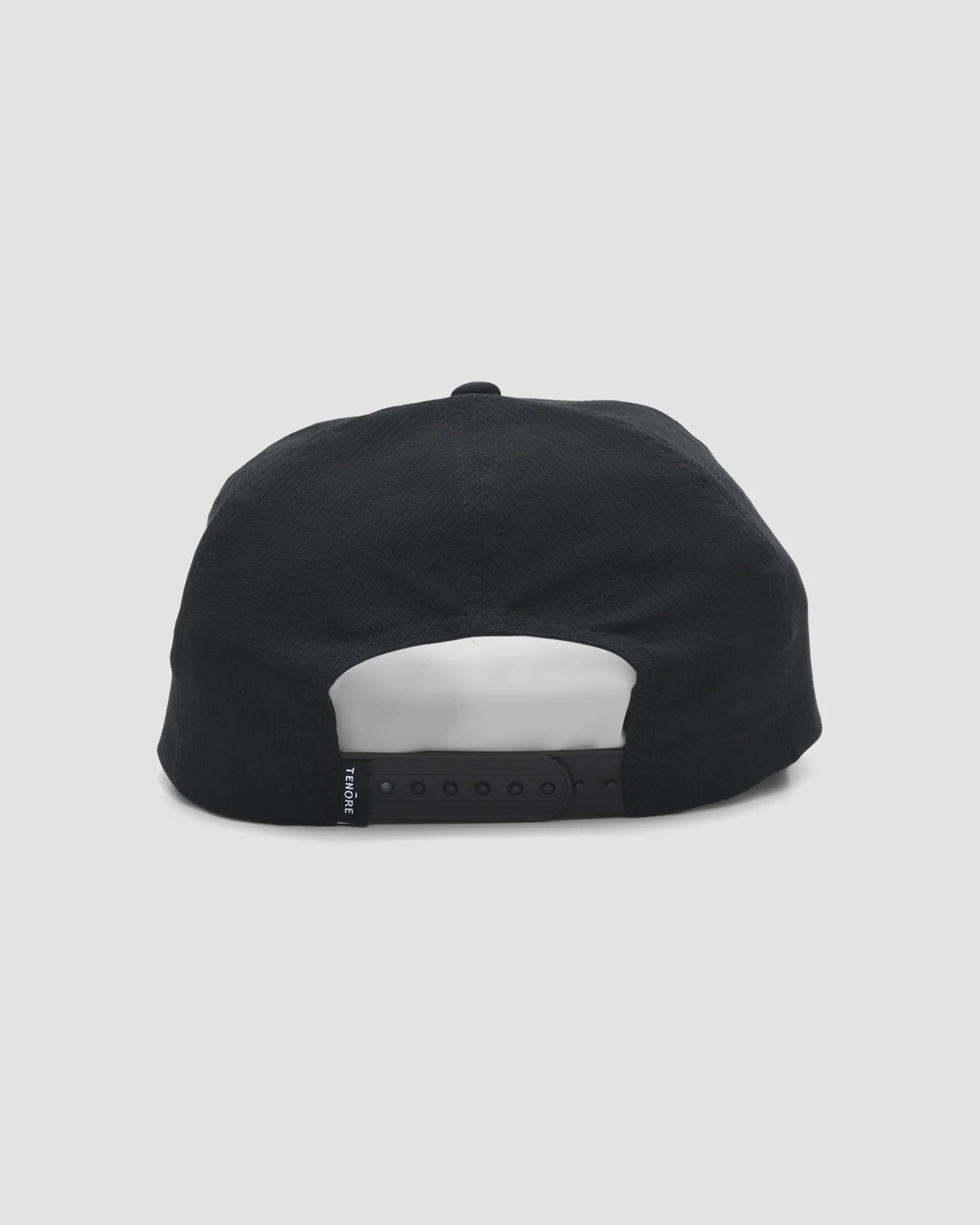 Tenore Dissolve Mesh Snapback Hat - Black
