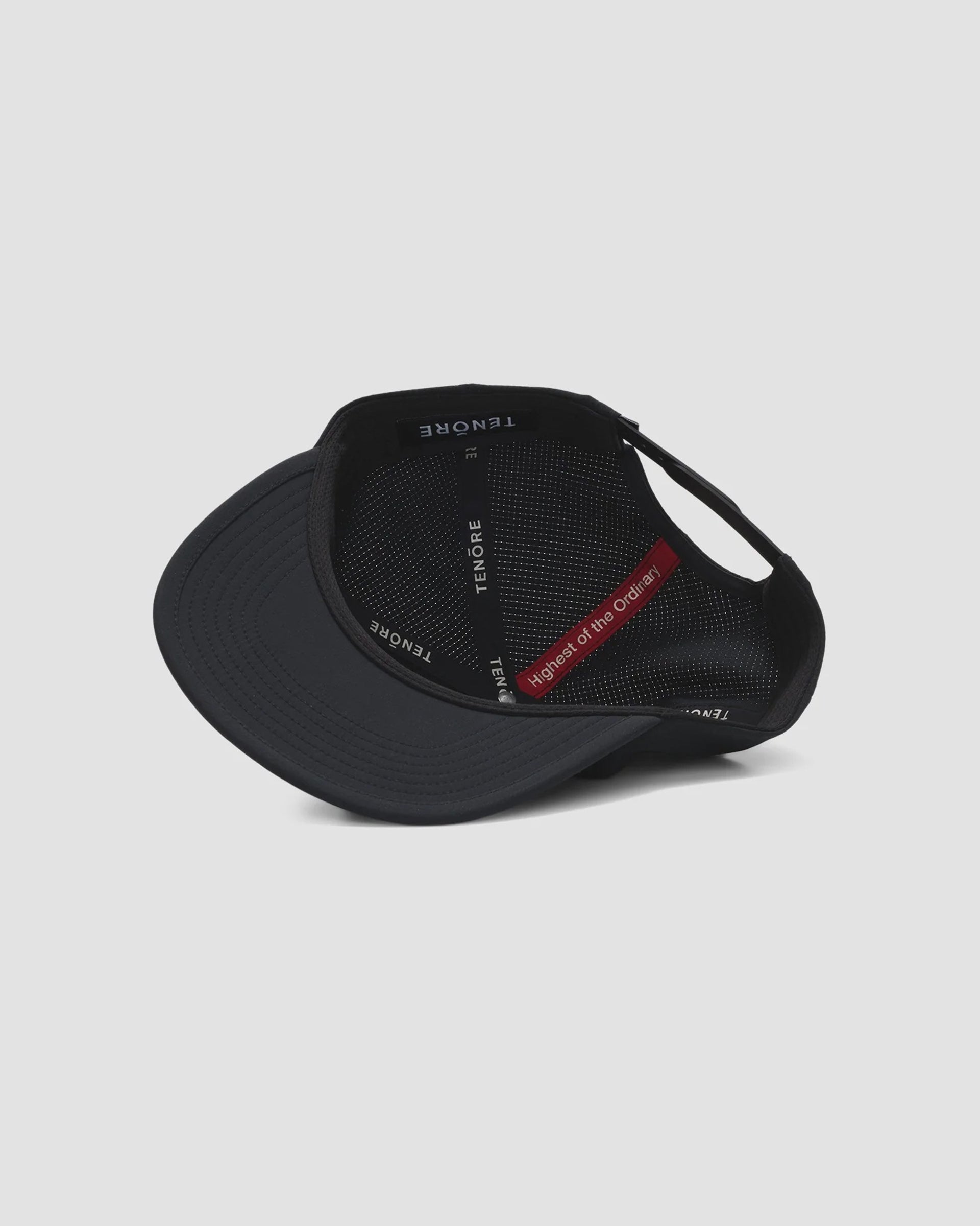 Tenore Dissolve Mesh Snapback Hat - Black