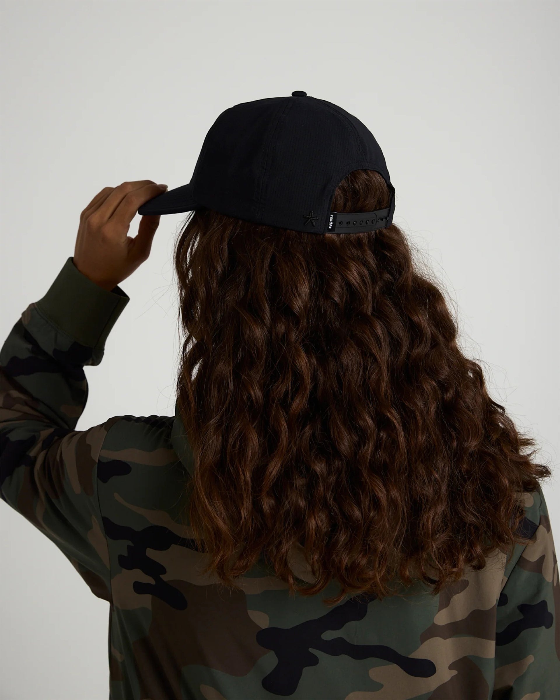 Tenore Dissolve Mesh Snapback Hat - Black