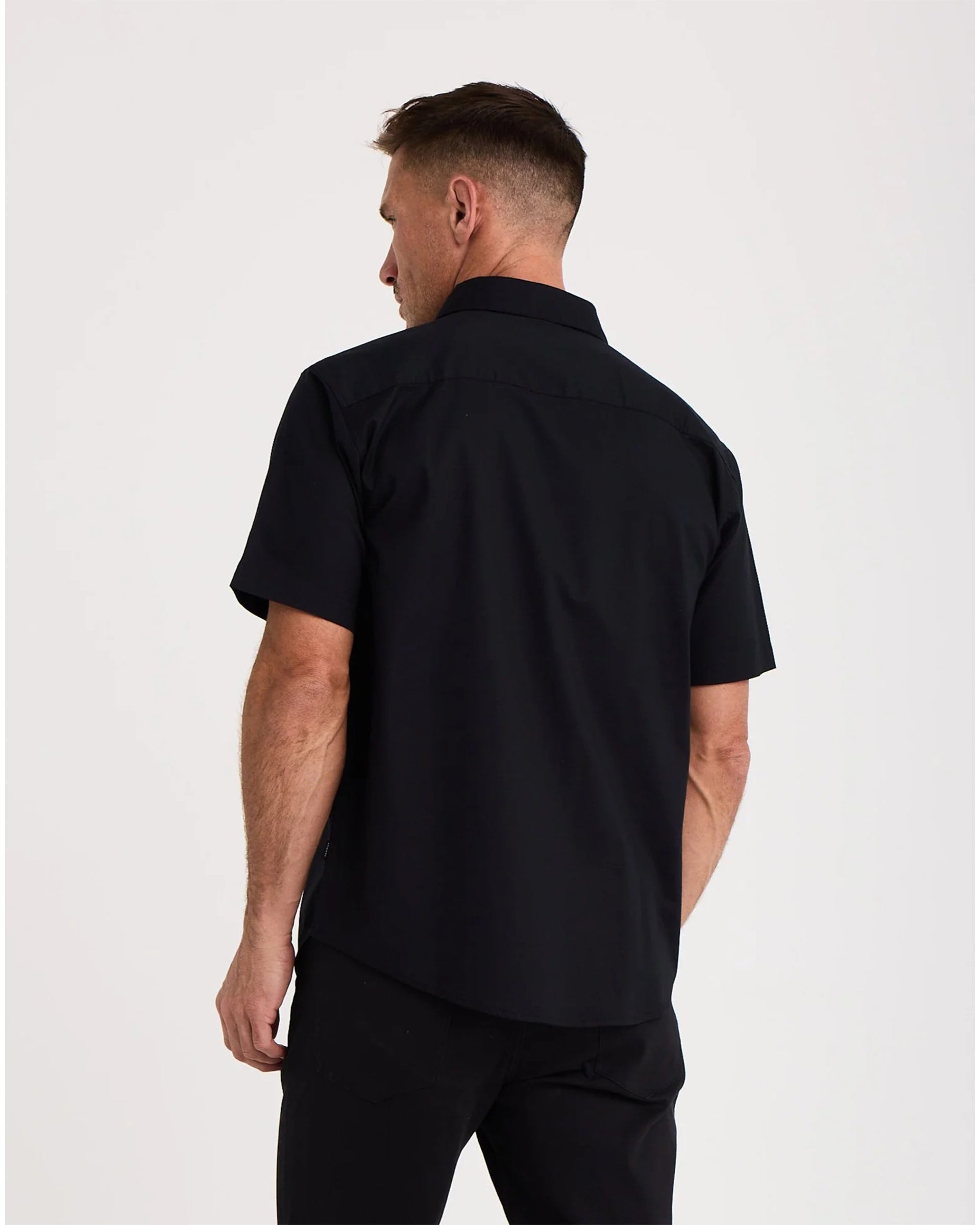 Everyday Oxford S/S Shirt - Pitch Black