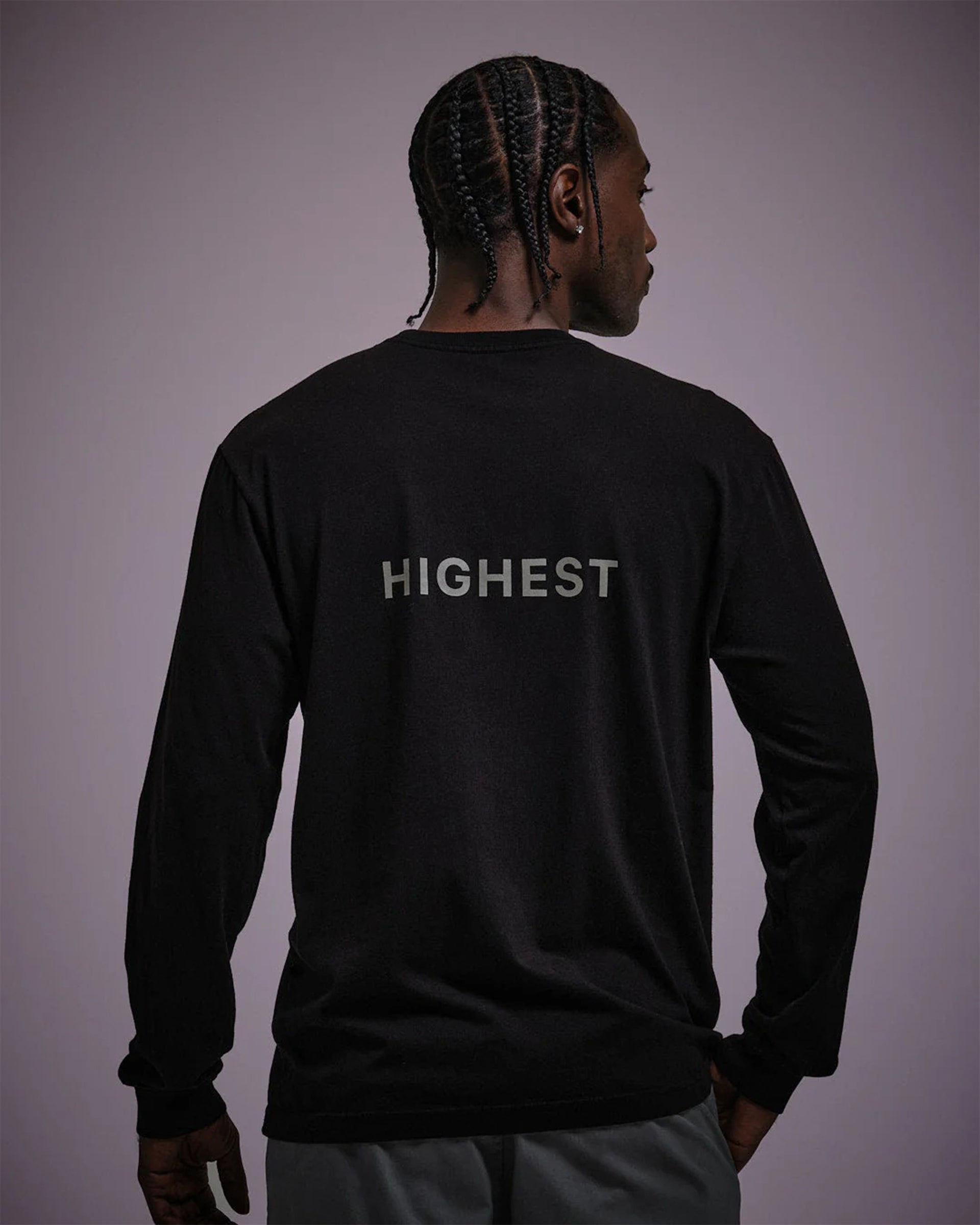 Tenore Highest Long Sleeve T-Shirt - Black