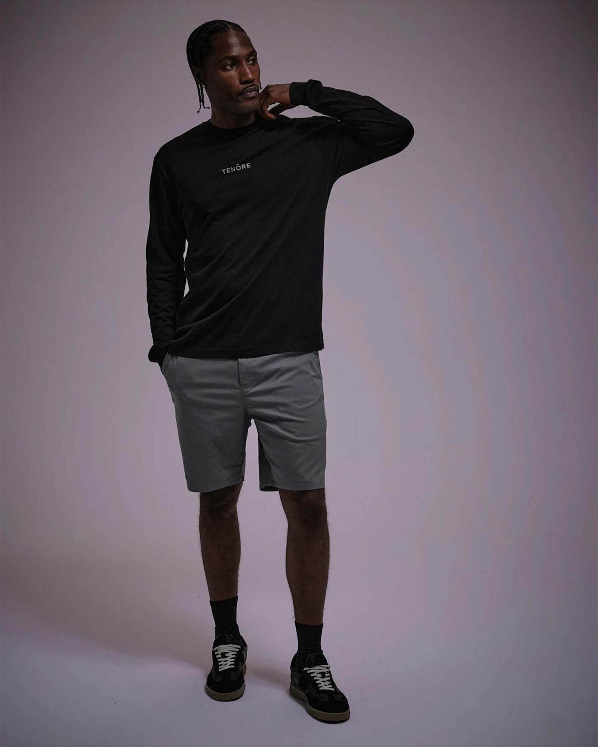 Tenore Highest Long Sleeve T-Shirt - Black