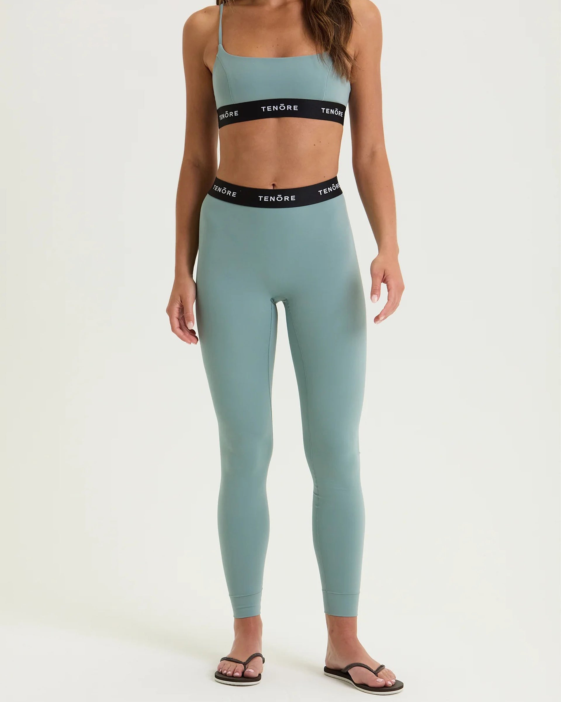 Tenore Women's Logo 7/8 Legging - Stormy Sea