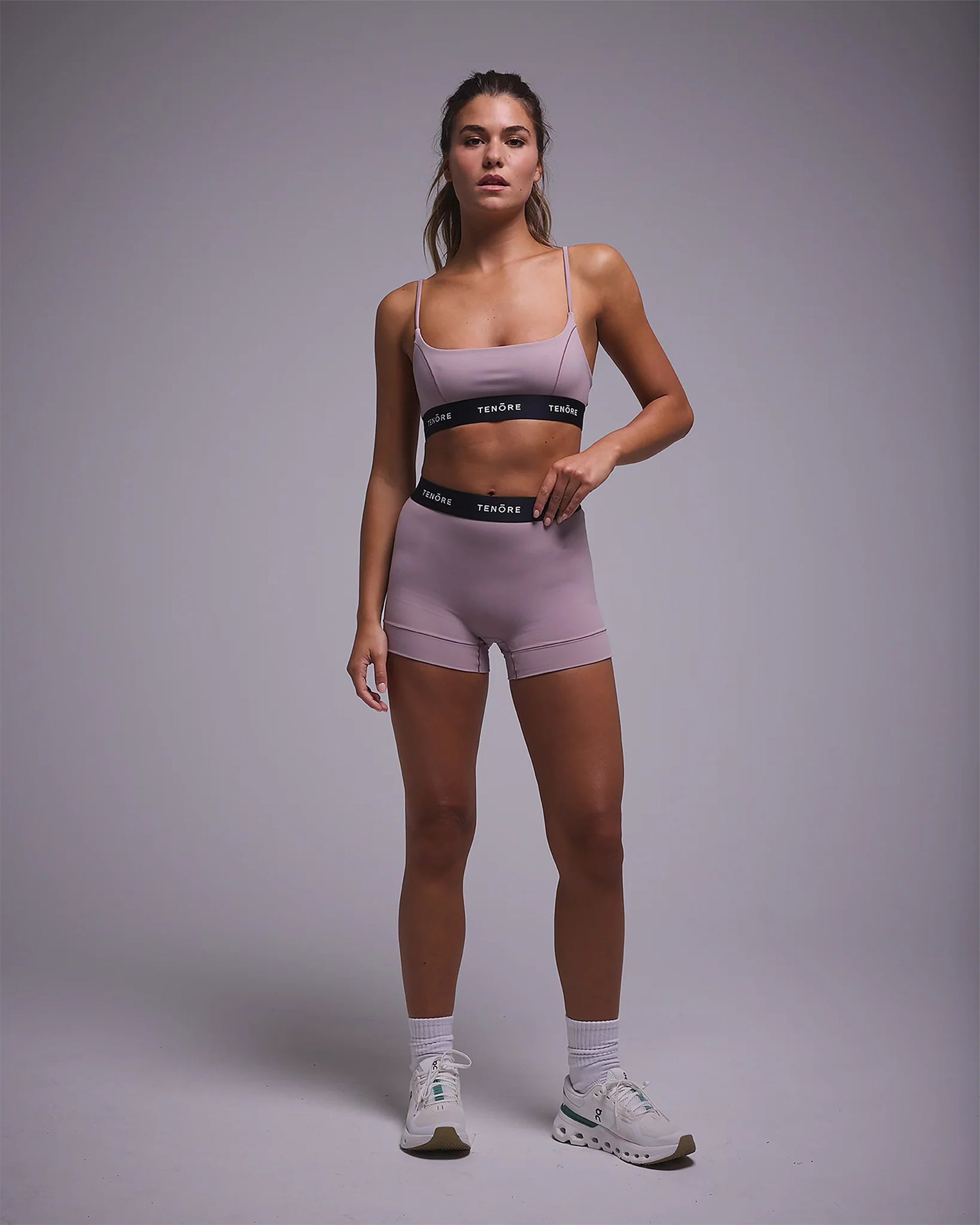 Tenore Women's Logo Bralette - Zinc