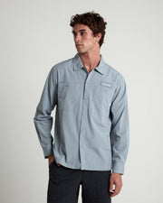 Tenore Long Sleeve Service Shirt - Stormy Sea