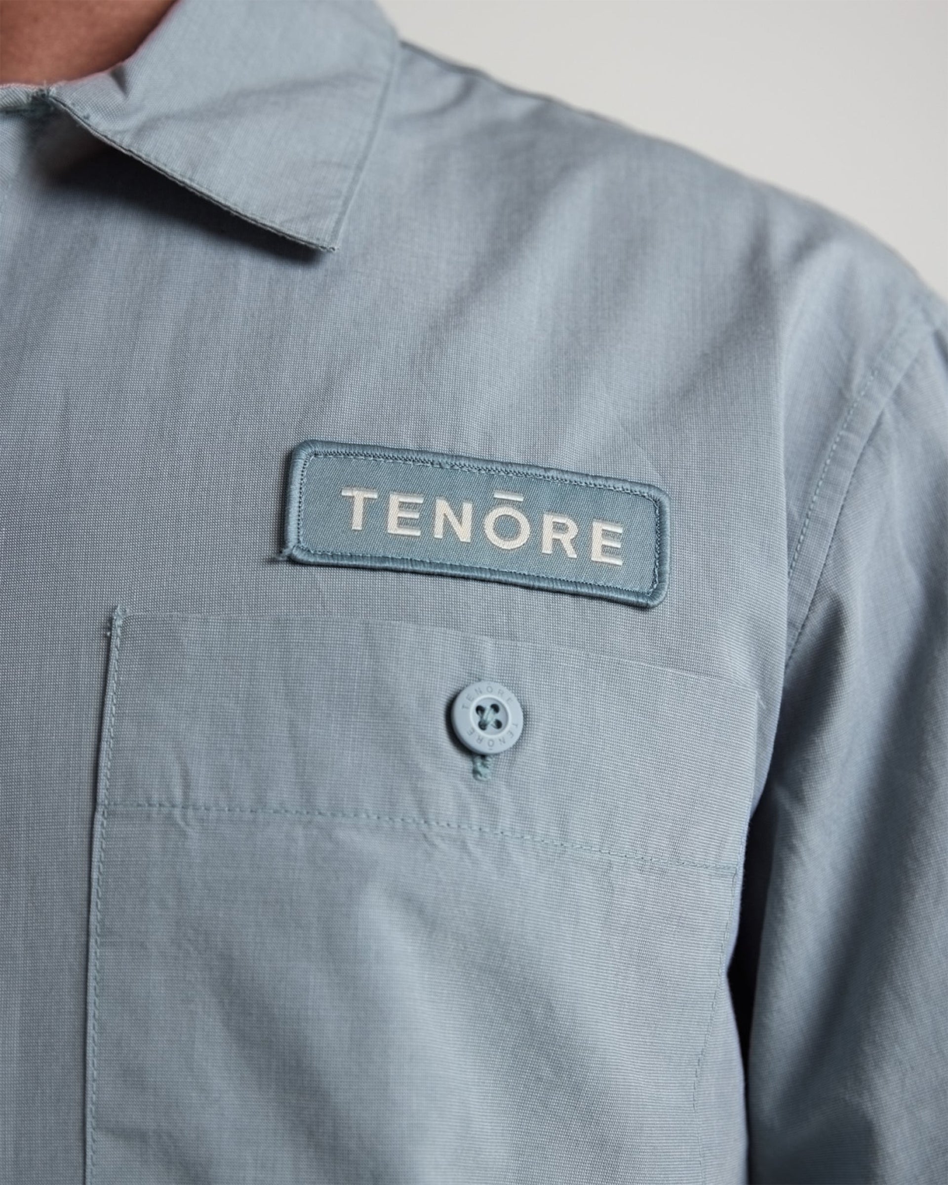 Tenore Long Sleeve Service Shirt - Stormy Sea