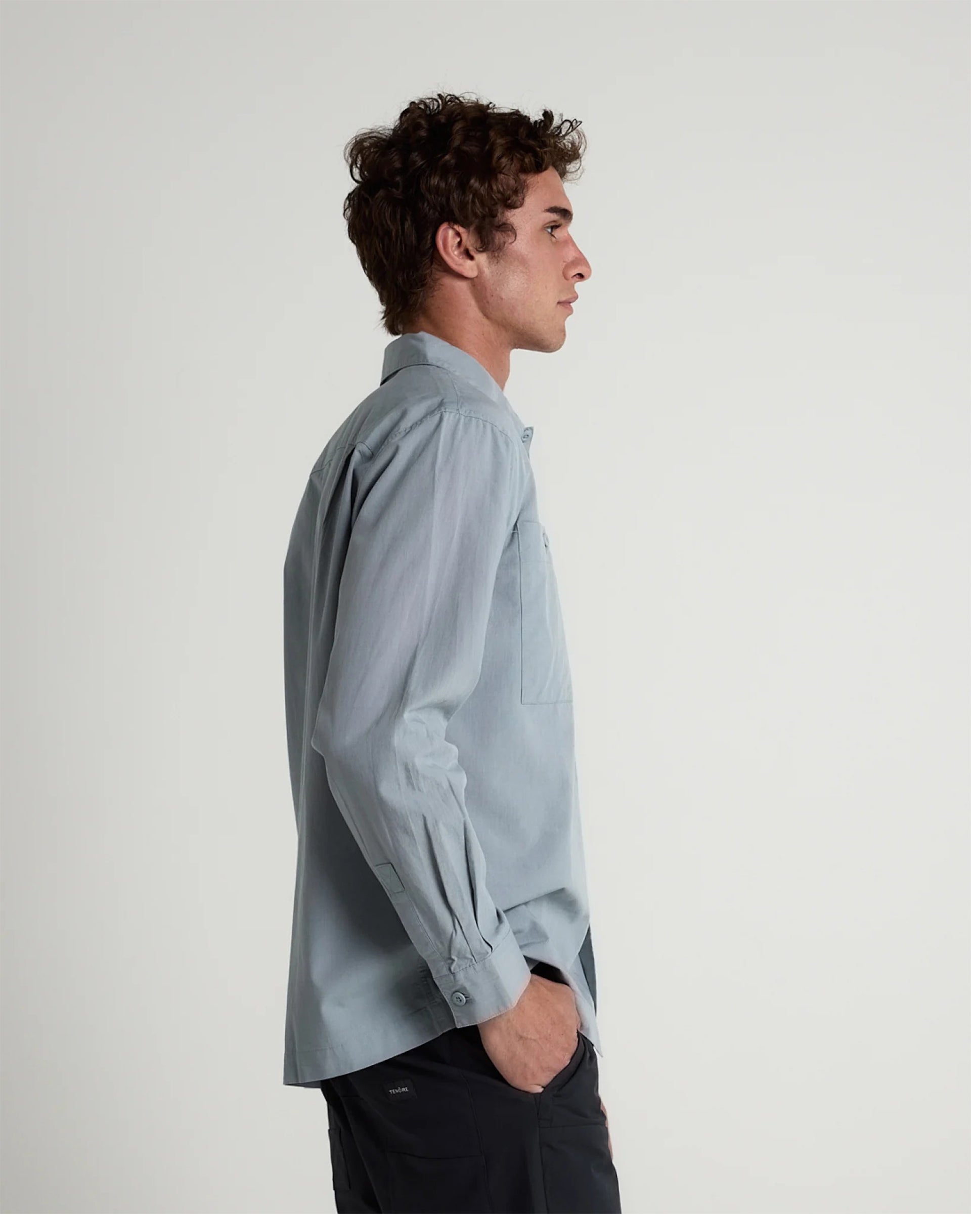 Tenore Long Sleeve Service Shirt - Stormy Sea