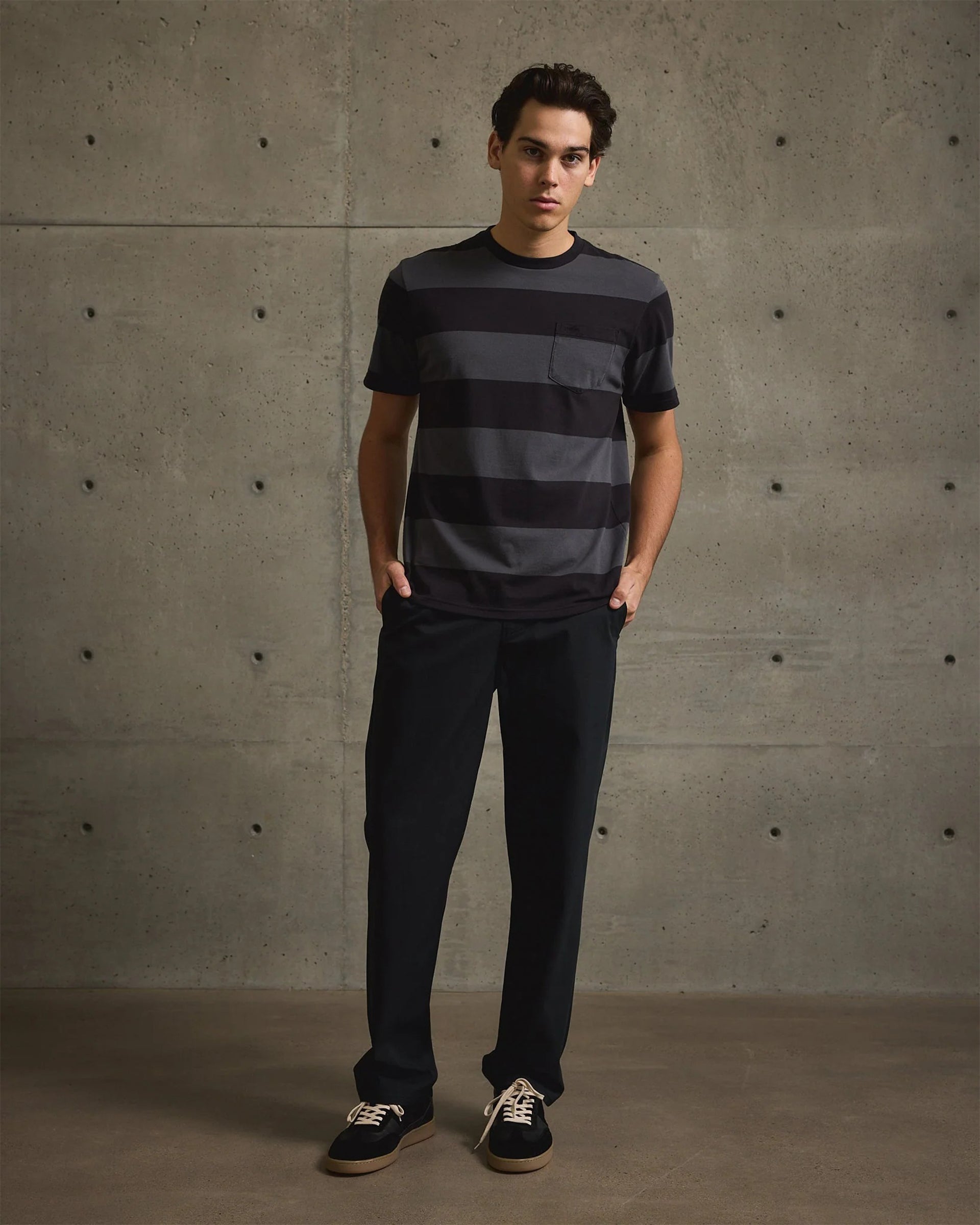 Tenore Twill Chino Pant - Black