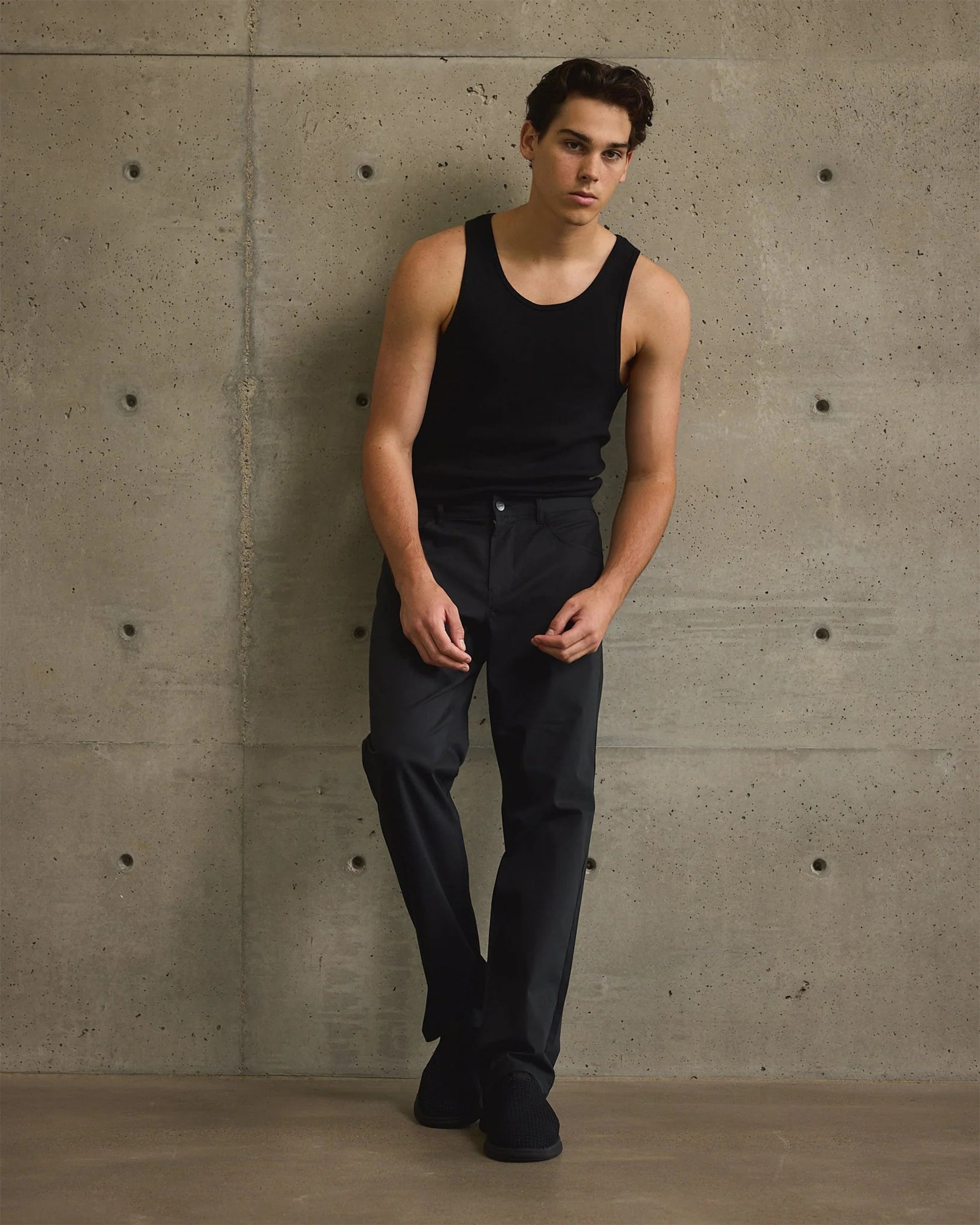 Tenore Twill Chino Pant - Black