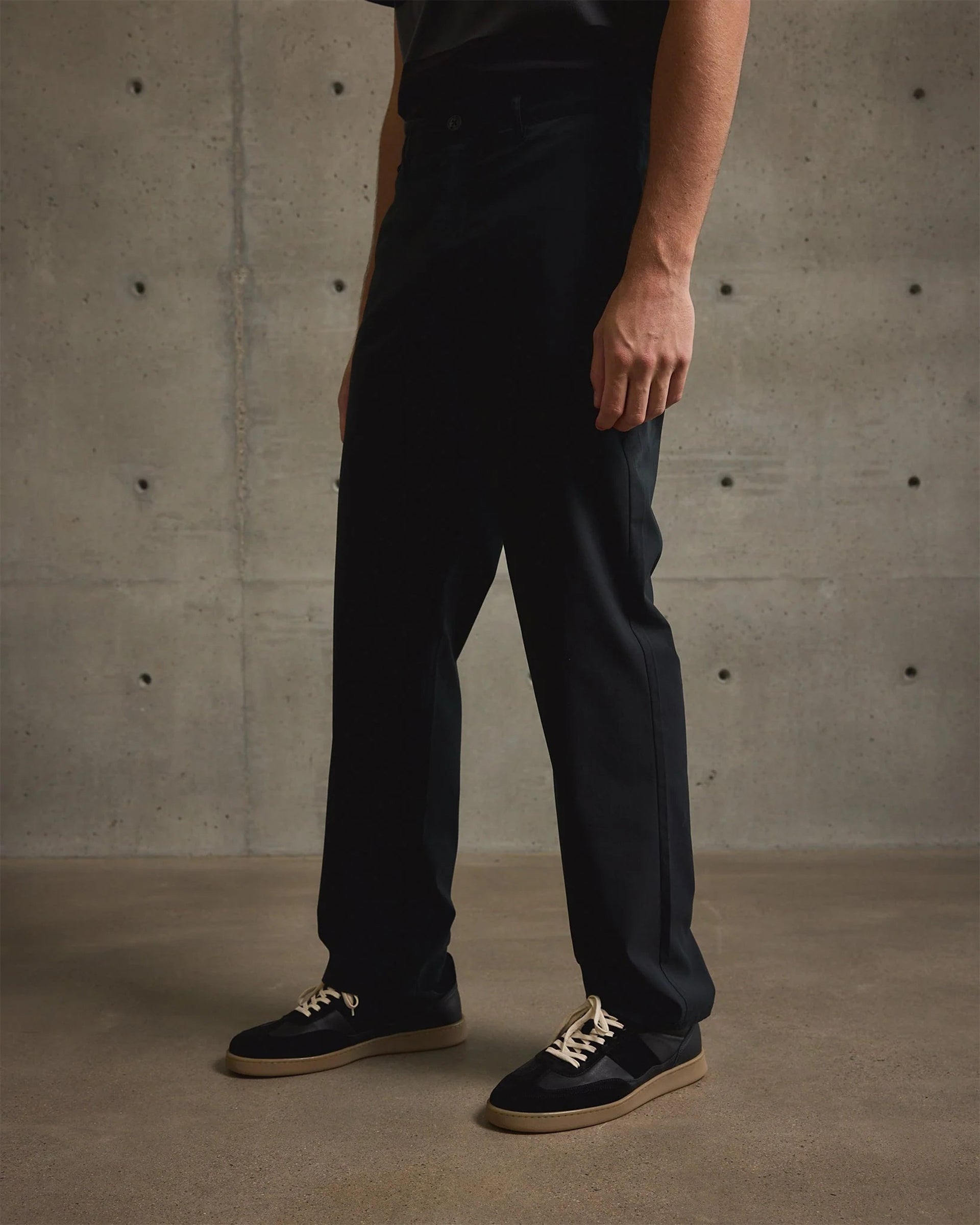 Tenore Twill Chino Pant - Black