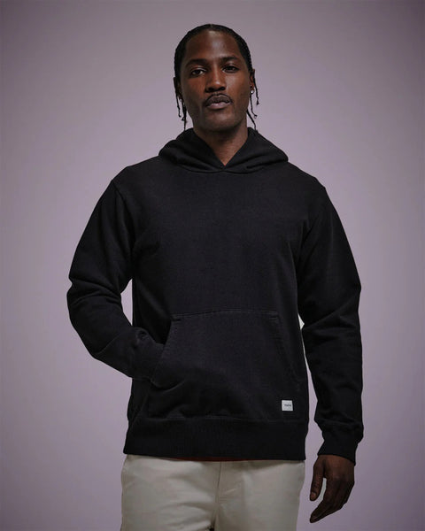 TENOREWOVENLABELFLEECEHOODBLAC