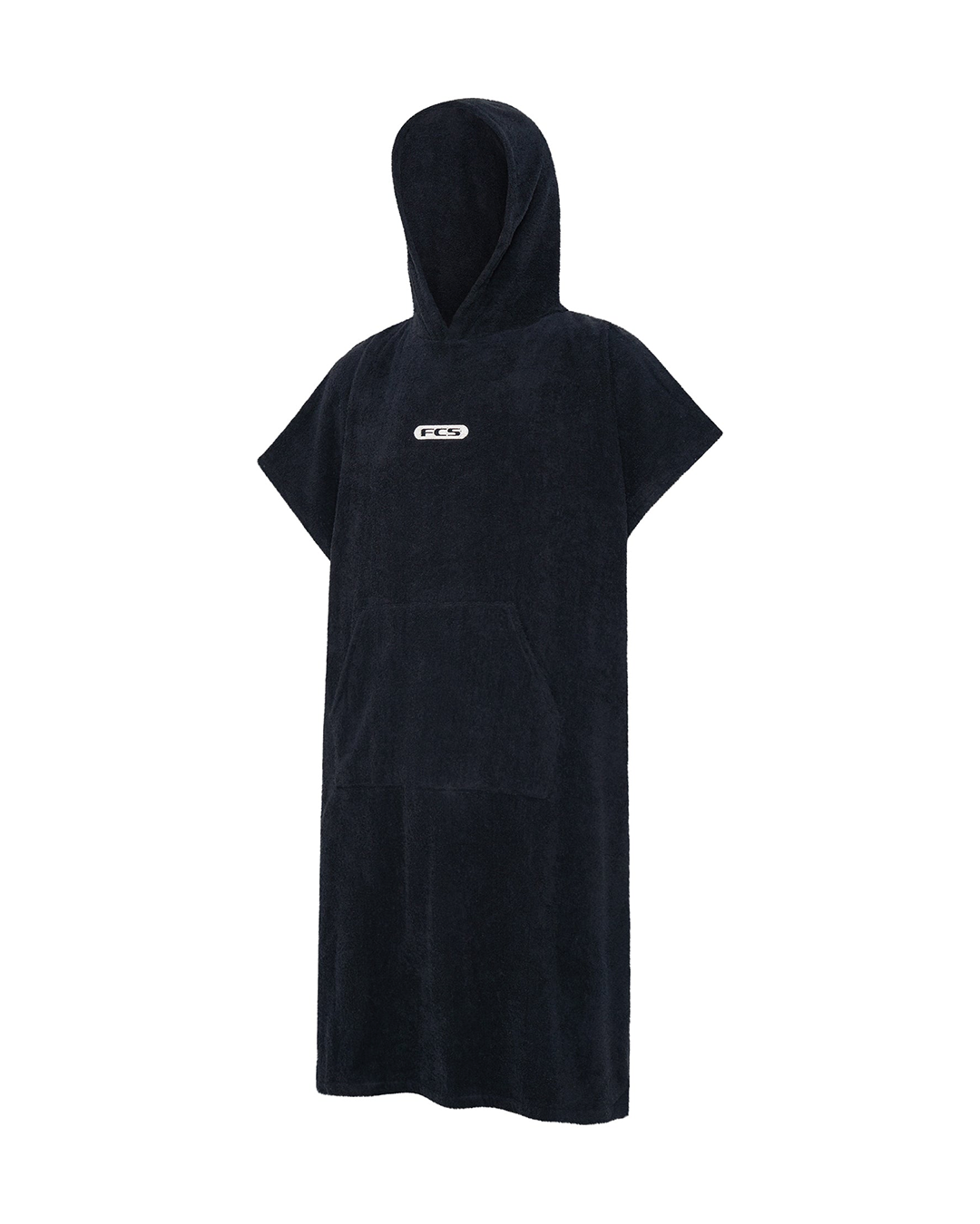 FCS Towel Poncho- Black/White