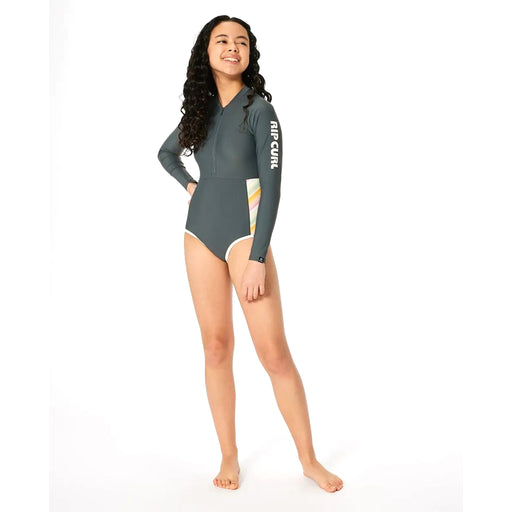Rip Curl Girl's (8-14) Trippin UPF L/S Surf Suit