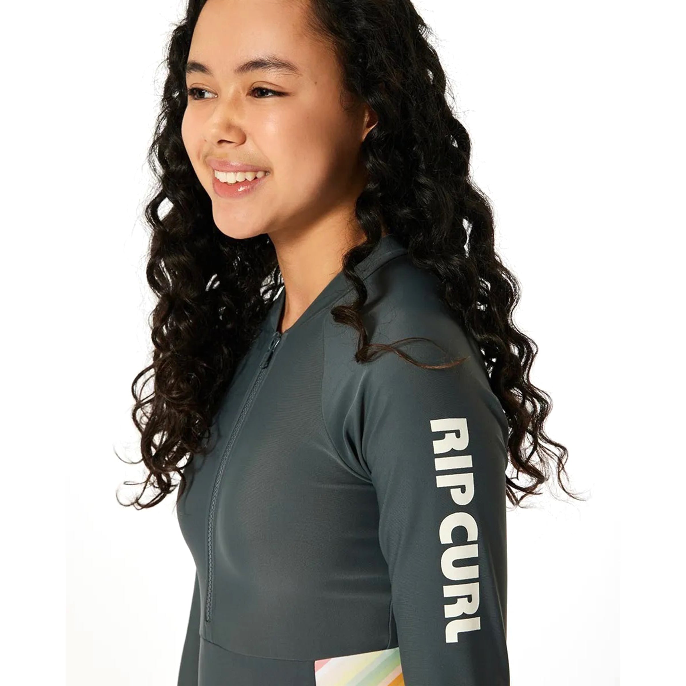 Rip Curl Girl's (8-14) Trippin UPF L/S Surf Suit