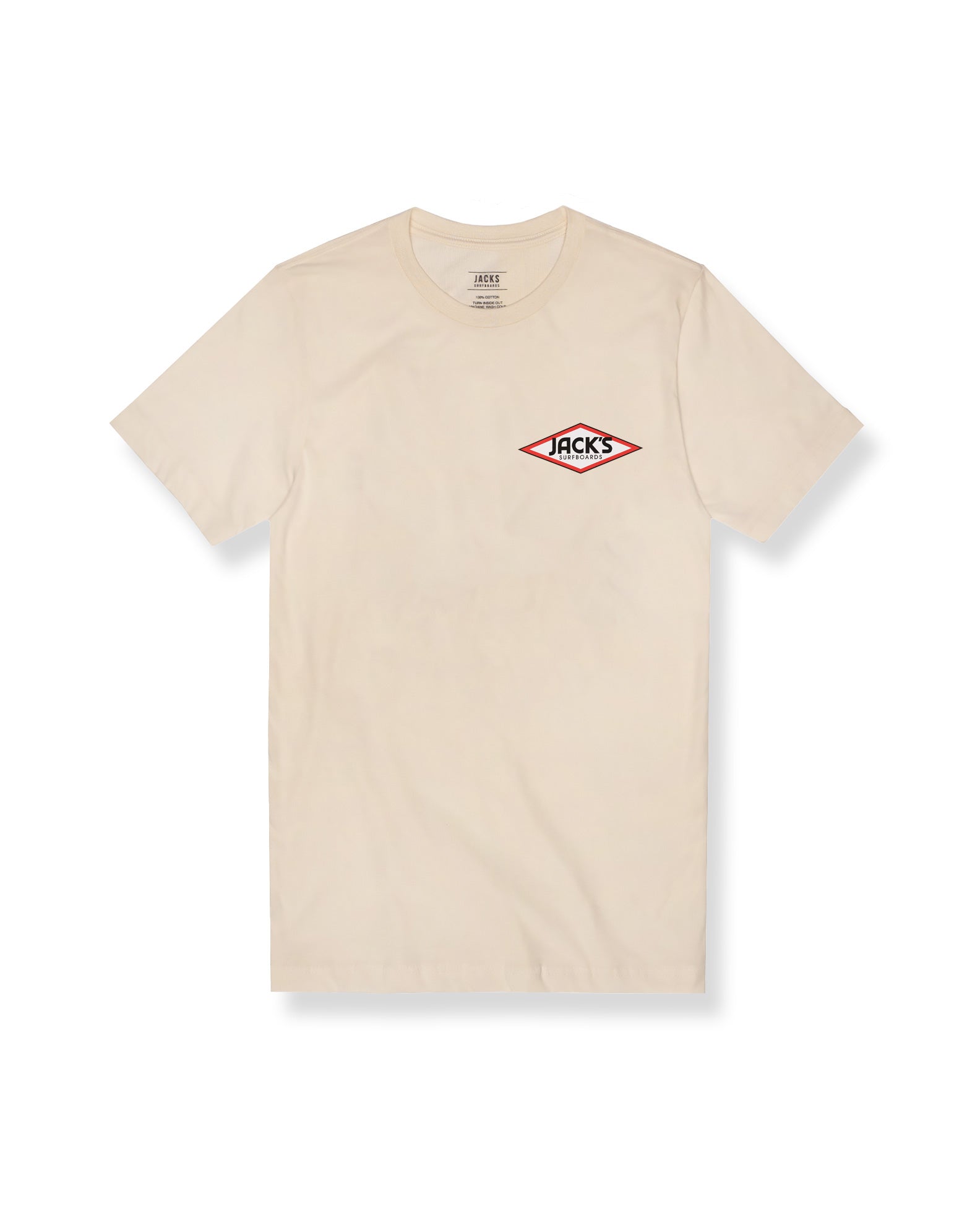 Simple Diamond S/S Tee - Natural