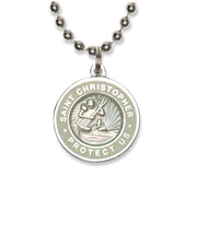 Jack's St. Christopher Necklace - Thyme/ Basil