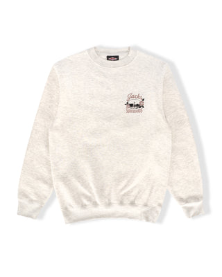 Tip Toe Crewneck Sweatshirt - Oat Heather