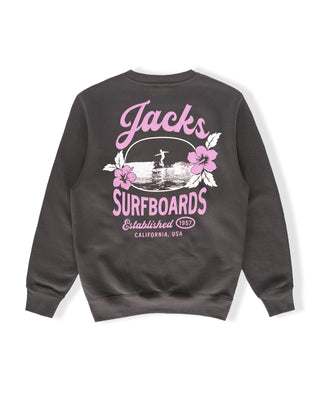 Tip Toe Crewneck Sweatshirt - Smoke