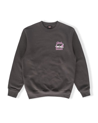 Tip Toe Crewneck Sweatshirt - Smoke