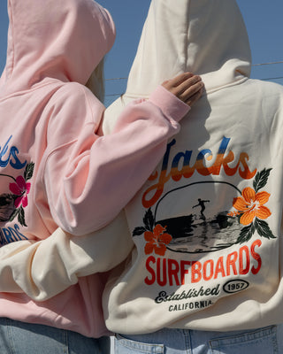 Tip Toe Embroidered  Rainbow Pullover Hoodie