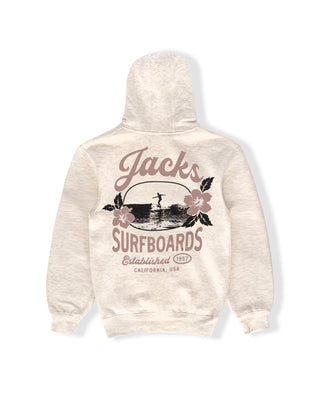 Tip Toe Pullover Hoodie - Oat Heather