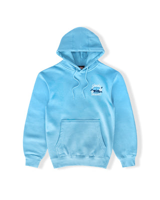 Tip Toe Pullover Hoodie - Ocean Blue