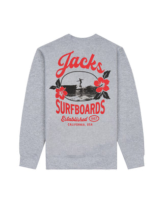 Tip Toe Summer Series Crewneck Sweatshirt - Heather Grey