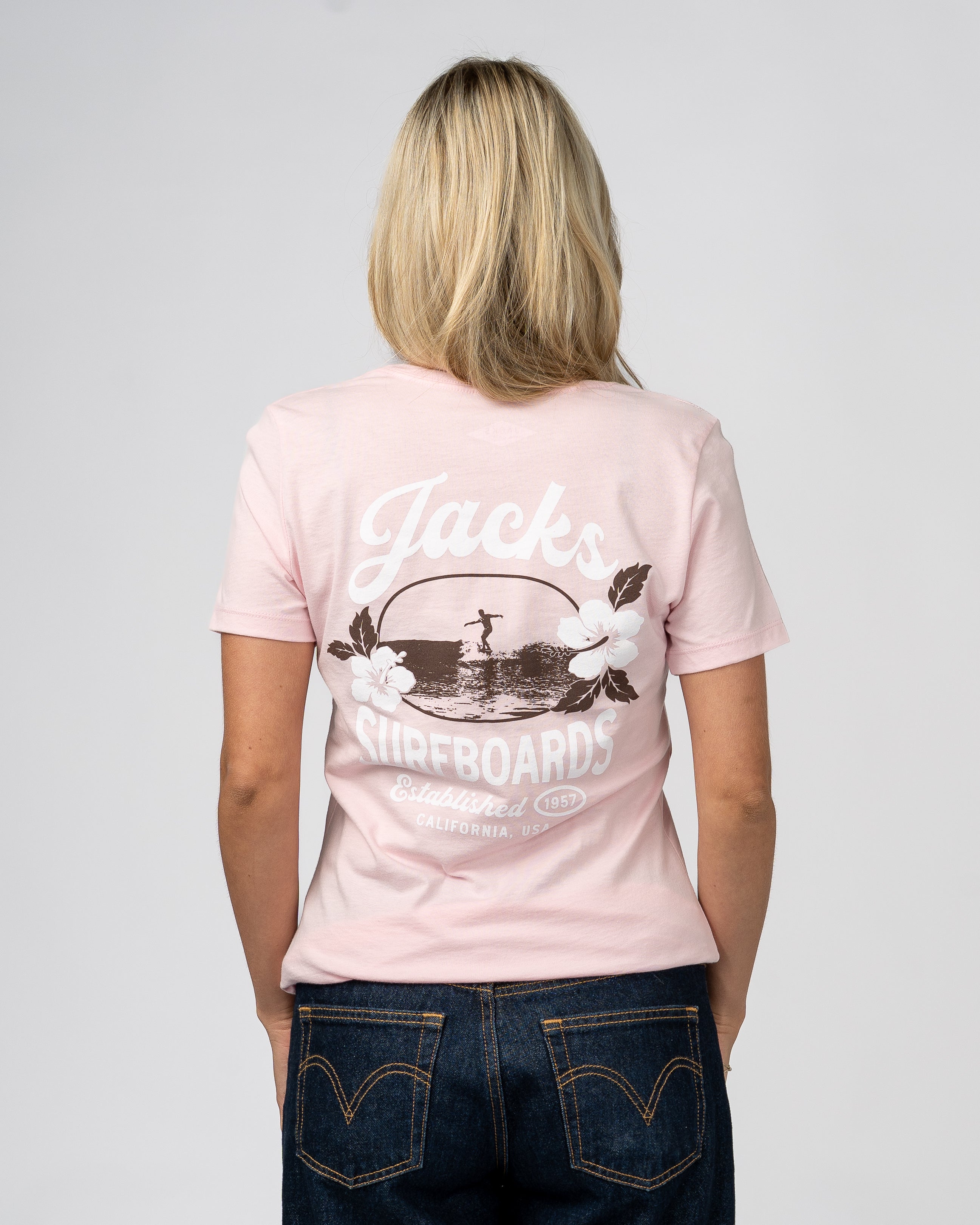 Tip Toe S/S Tee - Pink