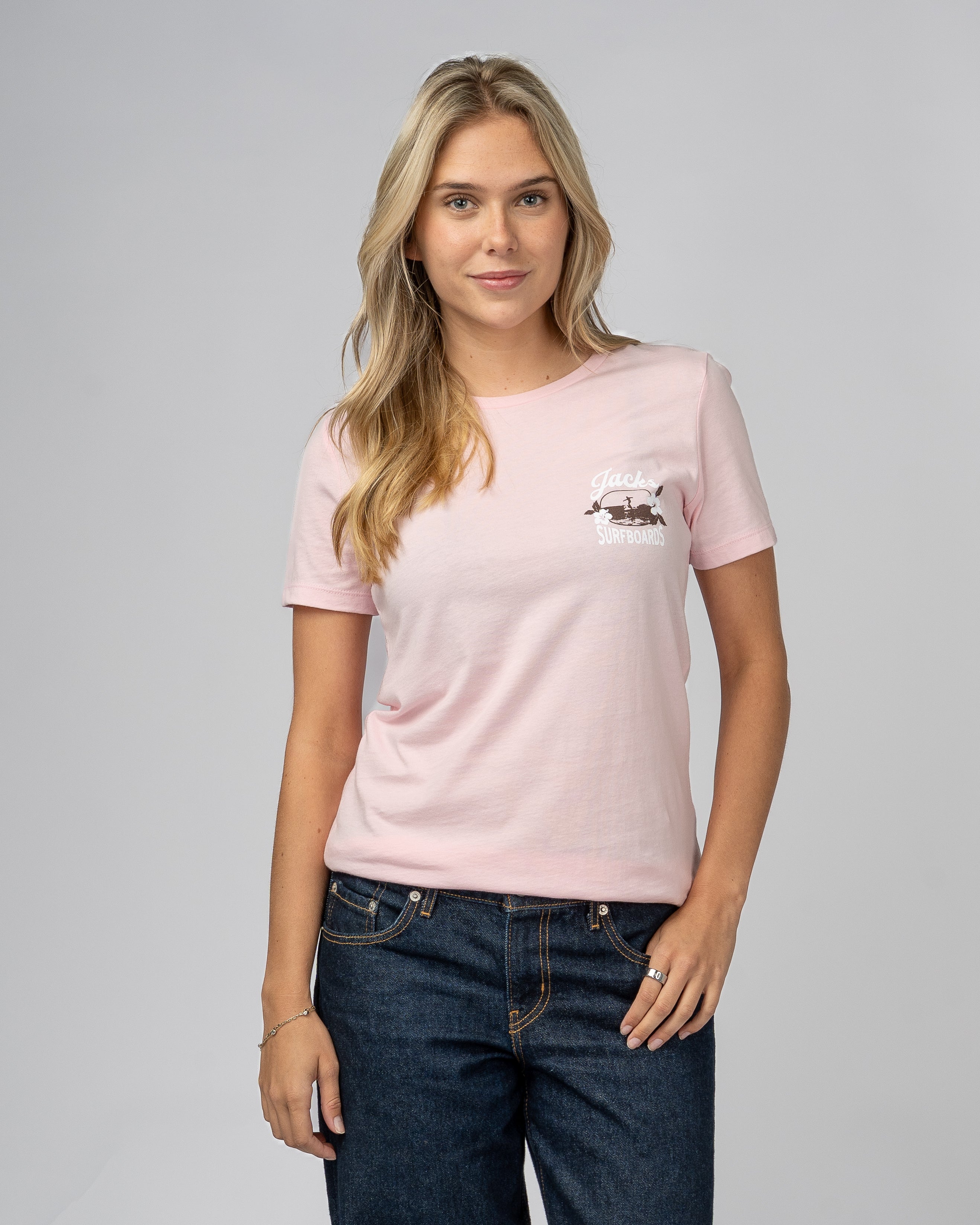 Tip Toe S/S Tee - Pink