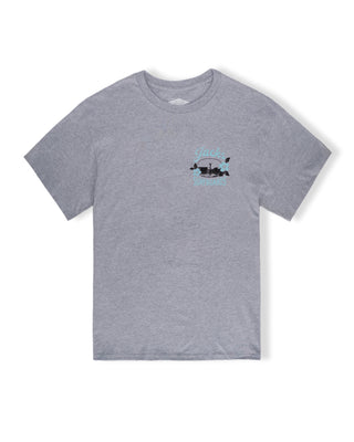 Tip Toe S/S Tee - Athletic Grey