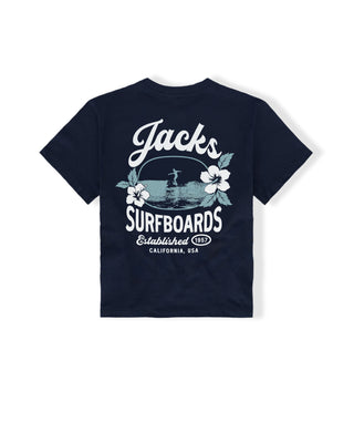 Women's Tip Toe Heavyweight S/S Tee - Navy