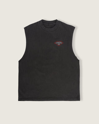 Retro Lam Sleeveless Tee - Vintage Black