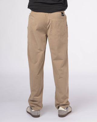 Tradey Elastic Pants - Dark Khaki