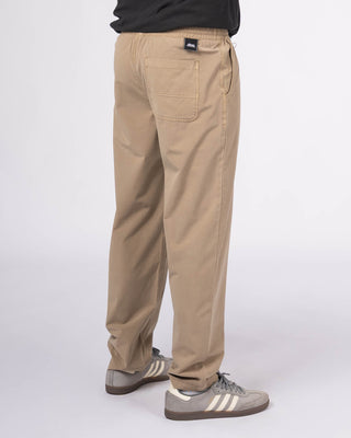 Tradey Elastic Pants - Dark Khaki