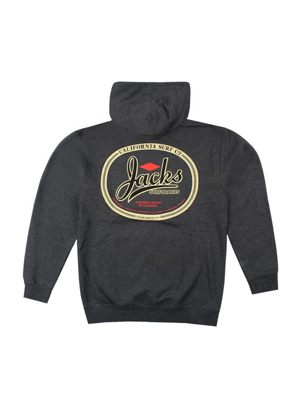 Trenton Pullover Hoodie - CHARCOAL