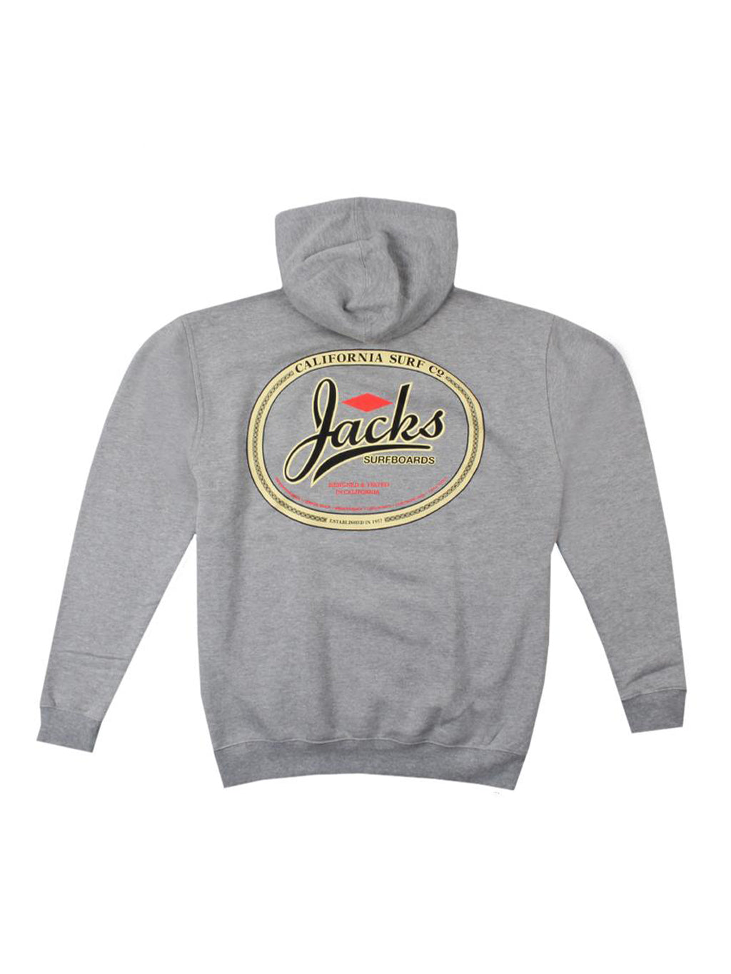 Trenton Pullover Hoodie - HEATHER GREY