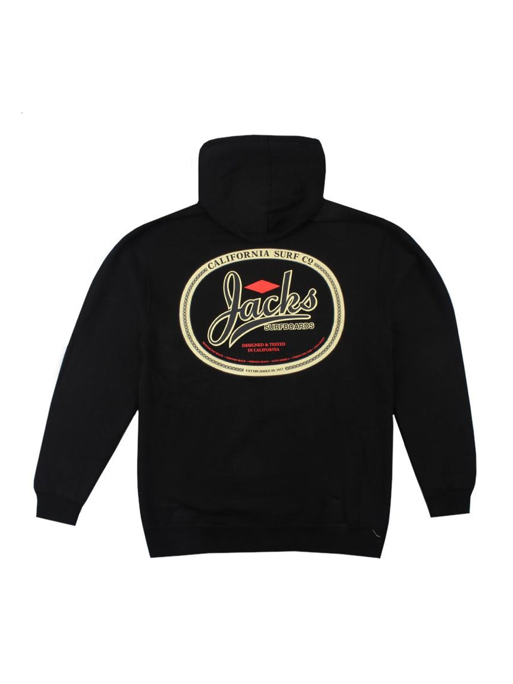 Trenton Pullover Hoodie - BLACK