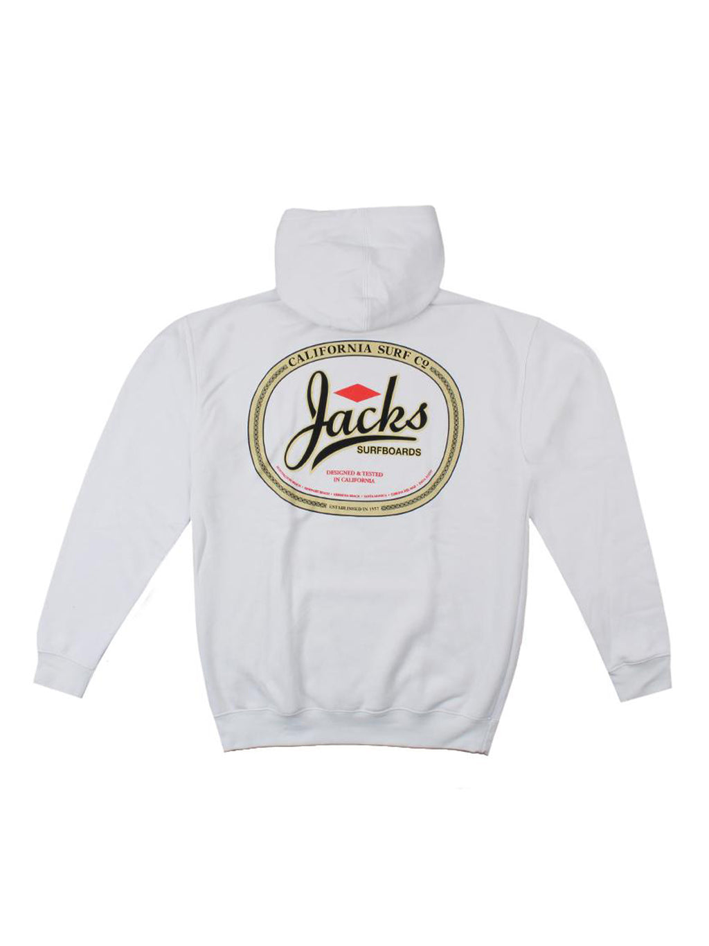 Trenton Pullover Hoodie - WHITE