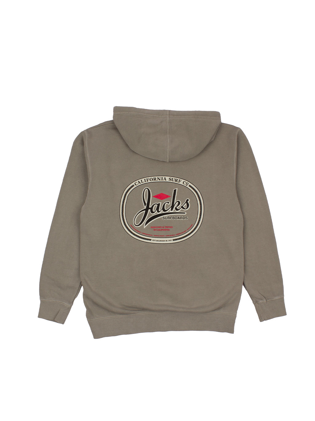 Trenton Pigment Pullover Hoodie-Cement