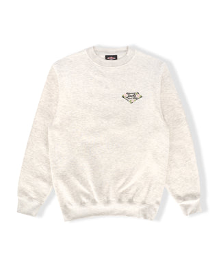 Tropic Lam Crewneck Sweatshirt - Oat Heather