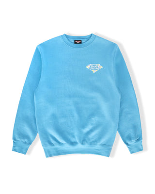 Tropic Lam Crewneck Sweatshirt - Ocean Blue