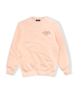 Tropic Lam Crewneck Sweatshirt - Pale Pink