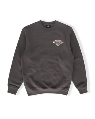 Tropic Lam Crewneck Sweatshirt - Smoke