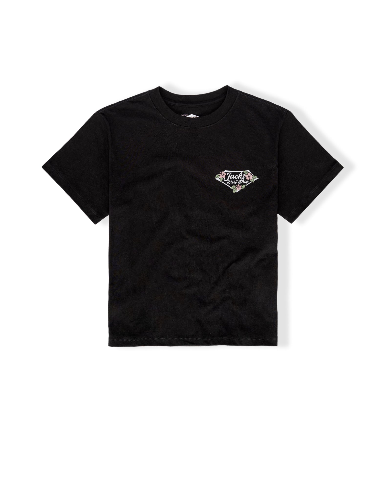Tropic Lam S/S Tee - Black