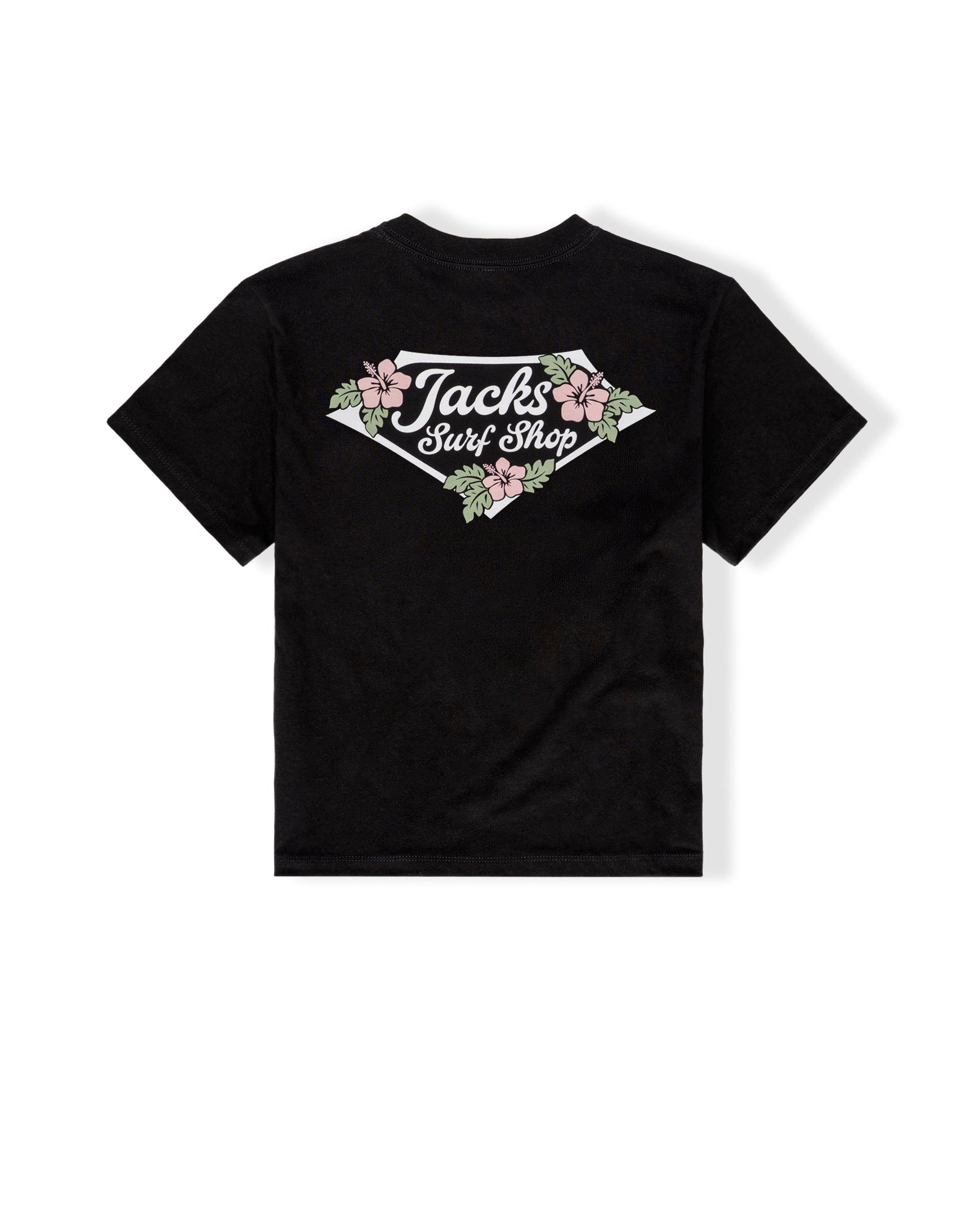 Tropic Lam S/S Tee - Black