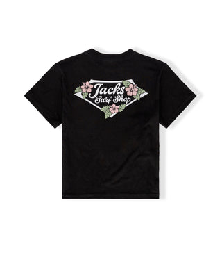 Tropic Lam S/S Tee - Black