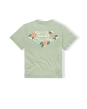 Tropic Lam S/S Tee - Sage