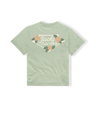 Tropic Lam S/S Tee - Sage