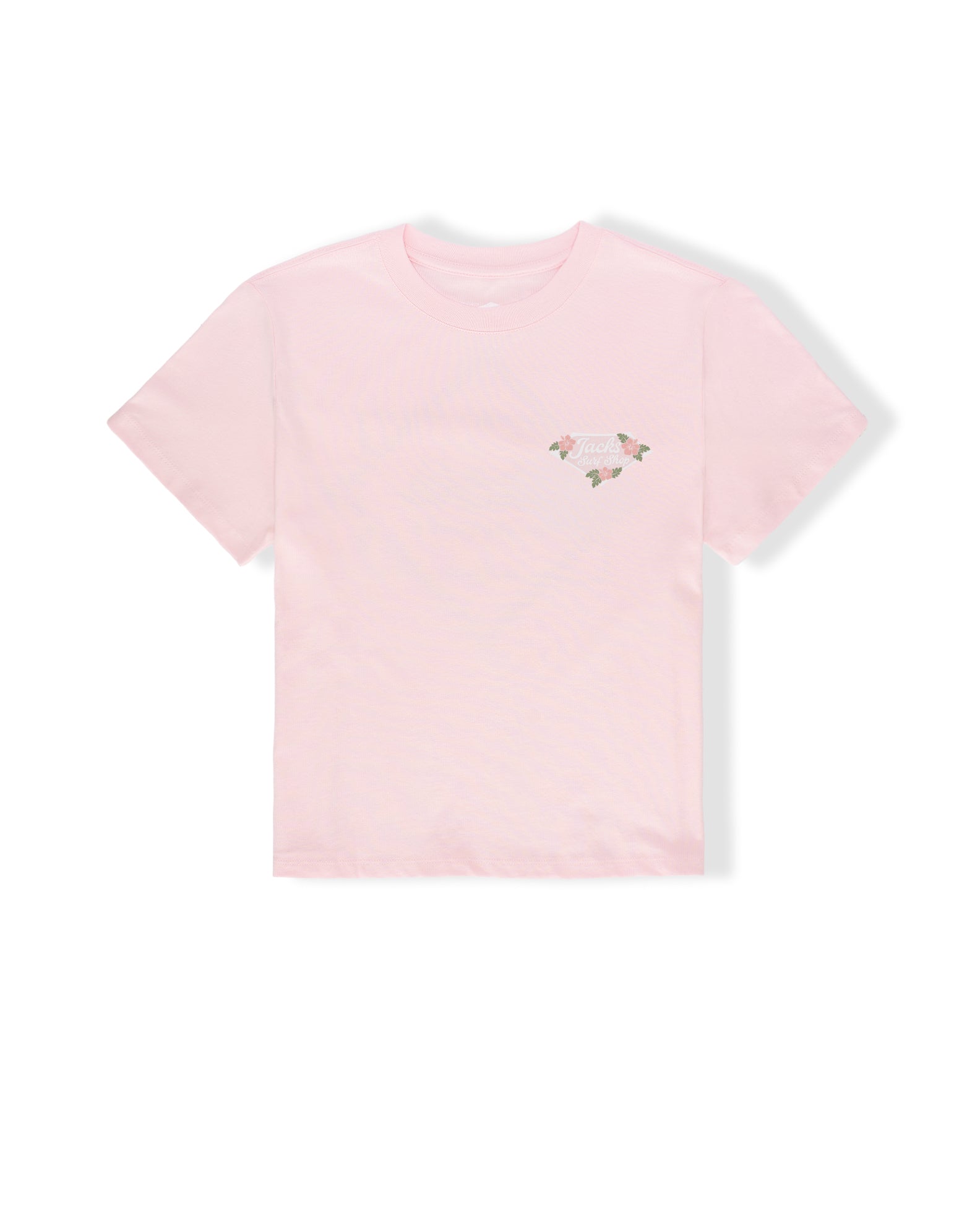 Tropic Lam S/S Tee - Sport Pink