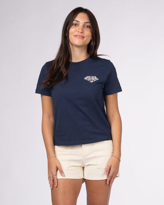 Tropic Lam 2 HW S/S Tee - Navy